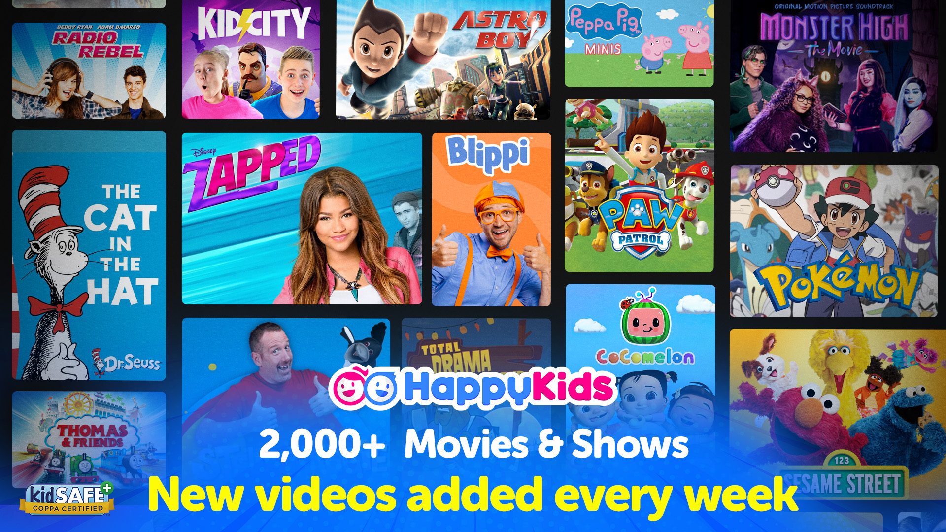 HappyKids - Popular Shows, Movies and Educational Videos for